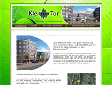 Tablet Screenshot of klenowtor.de